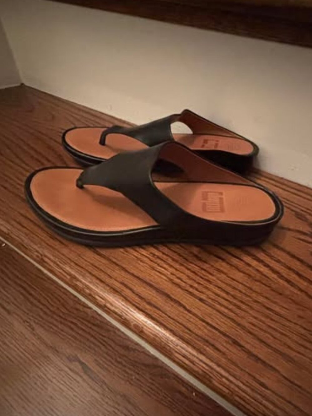 Leather Fitflop thong sandals 8/39 - Picture 5 of 6